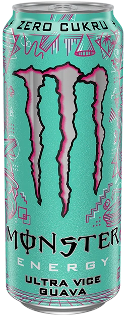 Monster Ultra Vice Guava – Poolse editie · 500 ml – Los blik