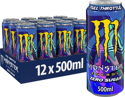 12x Monster Energy Full Throttle