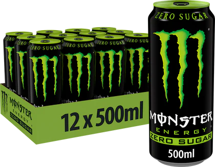 12x Monster Energy Zero Sugar