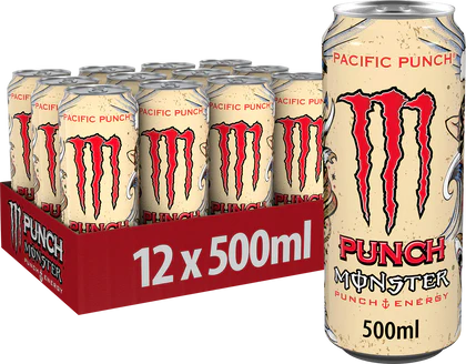 12x Monster Energy Punch Pacific Punch