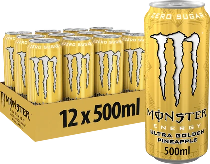 12x Monster Energy Ultra Gold Pineapple