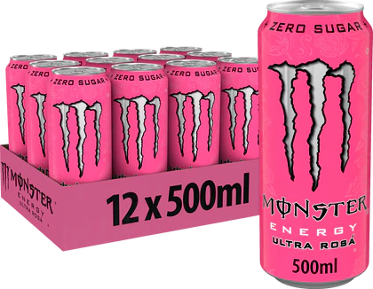 12x Monster Energy Ultra Rosa
